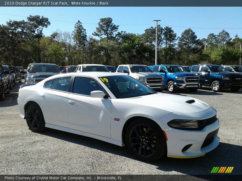 White Knuckle / Black 2019 Dodge Charger R/T Scat Pack