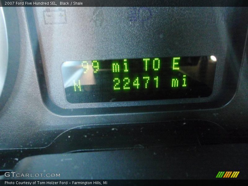 Black / Shale 2007 Ford Five Hundred SEL