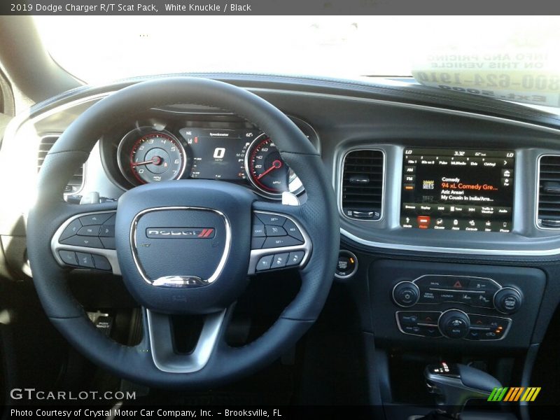 White Knuckle / Black 2019 Dodge Charger R/T Scat Pack