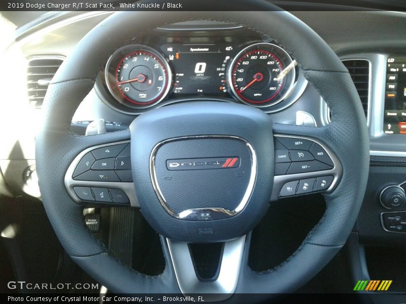 White Knuckle / Black 2019 Dodge Charger R/T Scat Pack