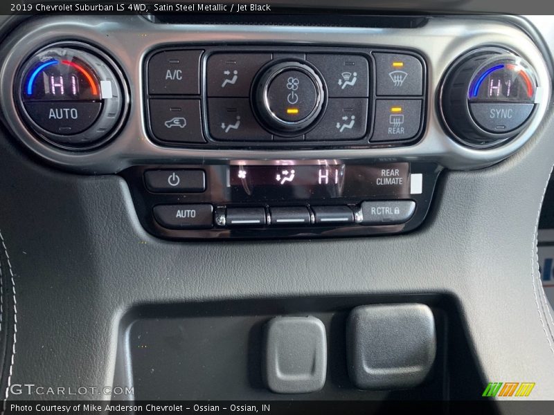 Satin Steel Metallic / Jet Black 2019 Chevrolet Suburban LS 4WD