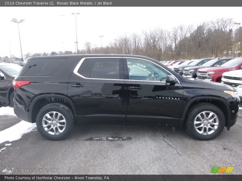 Mosaic Black Metallic / Jet Black 2019 Chevrolet Traverse LS
