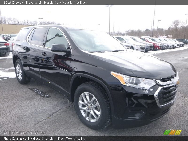 Mosaic Black Metallic / Jet Black 2019 Chevrolet Traverse LS