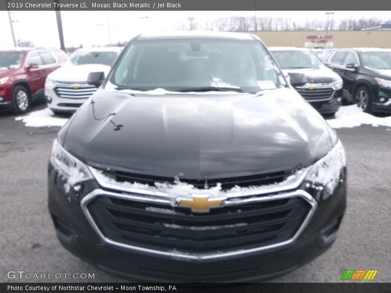 Mosaic Black Metallic / Jet Black 2019 Chevrolet Traverse LS