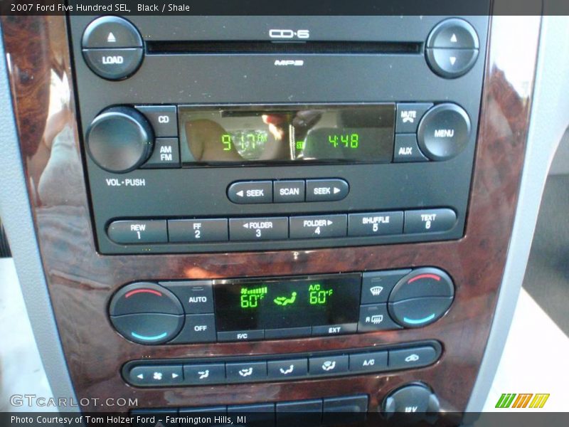Black / Shale 2007 Ford Five Hundred SEL