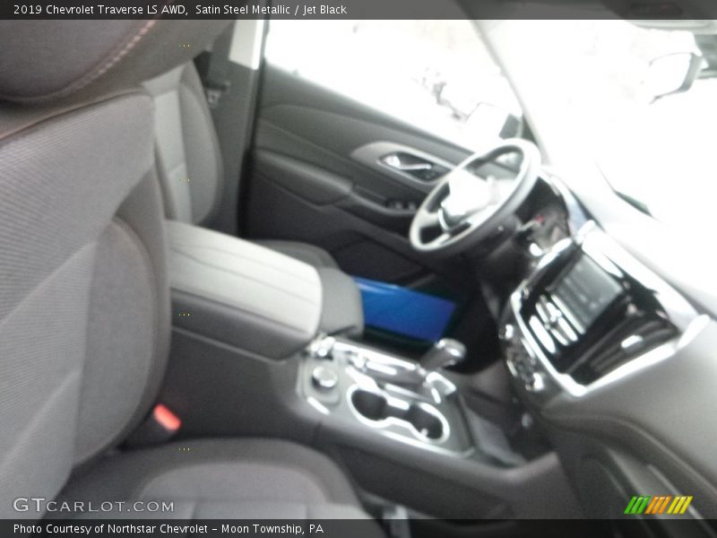 Satin Steel Metallic / Jet Black 2019 Chevrolet Traverse LS AWD
