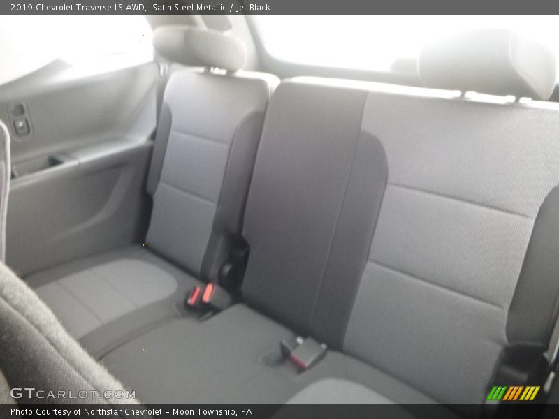 Satin Steel Metallic / Jet Black 2019 Chevrolet Traverse LS AWD