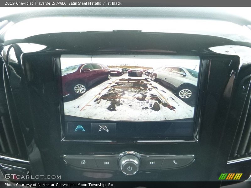 Satin Steel Metallic / Jet Black 2019 Chevrolet Traverse LS AWD