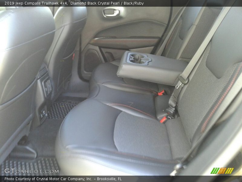 Diamond Black Crystal Pearl / Black/Ruby 2019 Jeep Compass Trailhawk 4x4