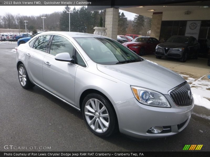 Quicksilver Metallic / Cashmere 2013 Buick Verano FWD