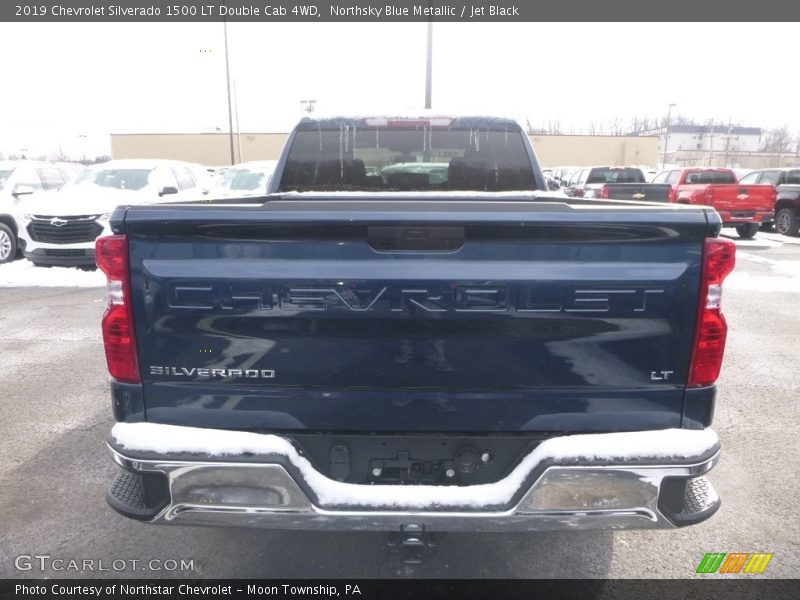 Northsky Blue Metallic / Jet Black 2019 Chevrolet Silverado 1500 LT Double Cab 4WD