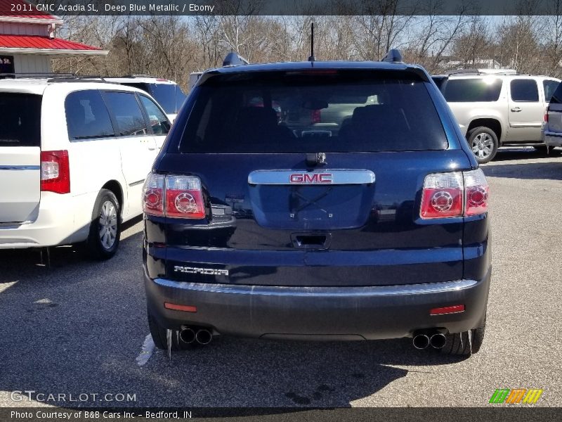 Deep Blue Metallic / Ebony 2011 GMC Acadia SL