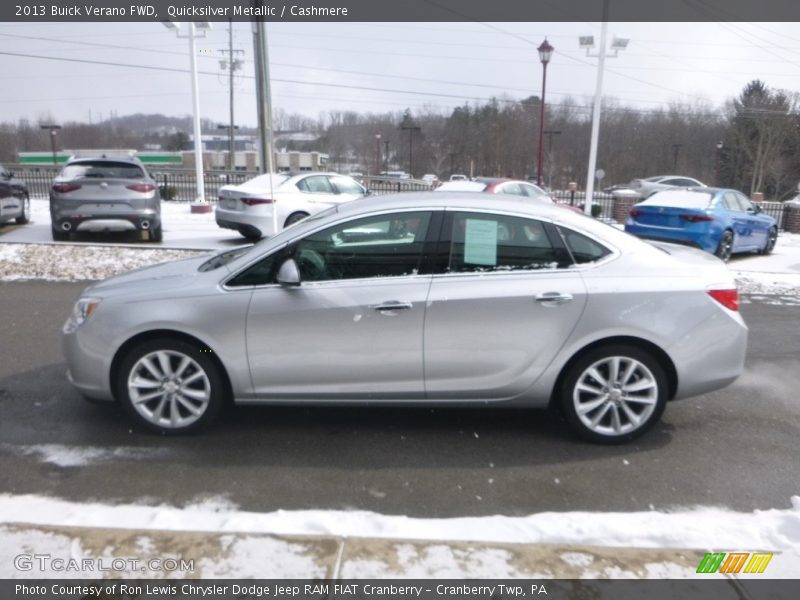 Quicksilver Metallic / Cashmere 2013 Buick Verano FWD