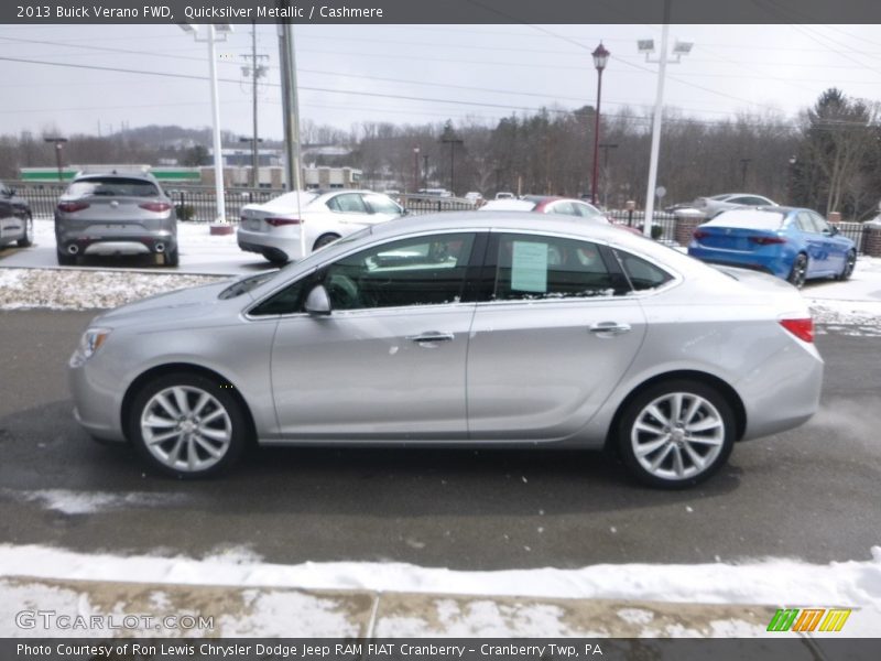 Quicksilver Metallic / Cashmere 2013 Buick Verano FWD