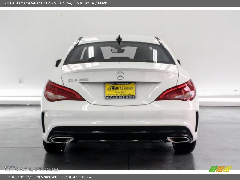 Polar White / Black 2019 Mercedes-Benz CLA 250 Coupe