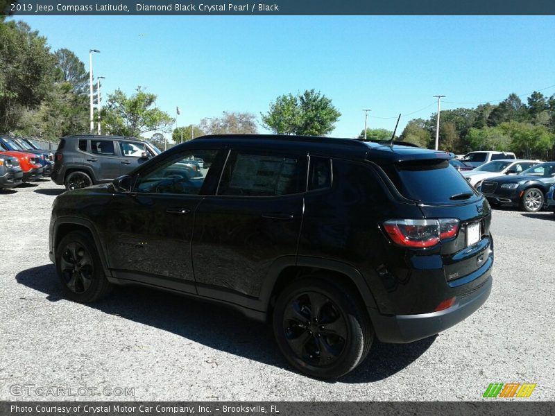 Diamond Black Crystal Pearl / Black 2019 Jeep Compass Latitude