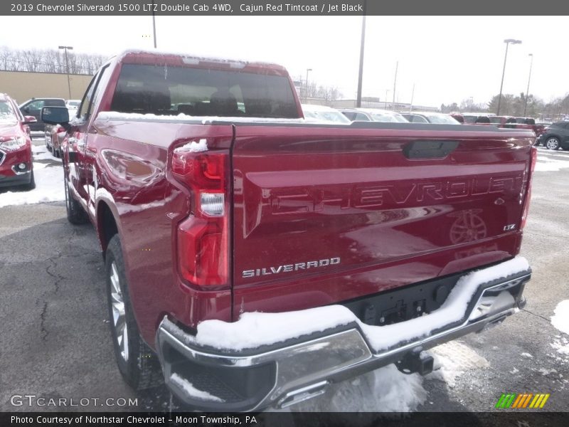 Cajun Red Tintcoat / Jet Black 2019 Chevrolet Silverado 1500 LTZ Double Cab 4WD