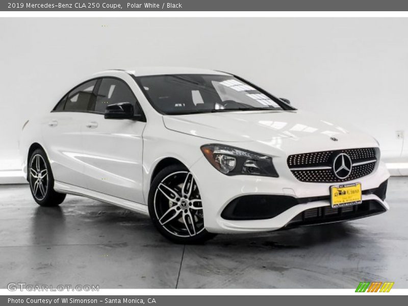Polar White / Black 2019 Mercedes-Benz CLA 250 Coupe