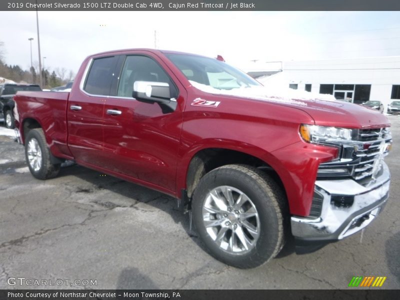 Cajun Red Tintcoat / Jet Black 2019 Chevrolet Silverado 1500 LTZ Double Cab 4WD