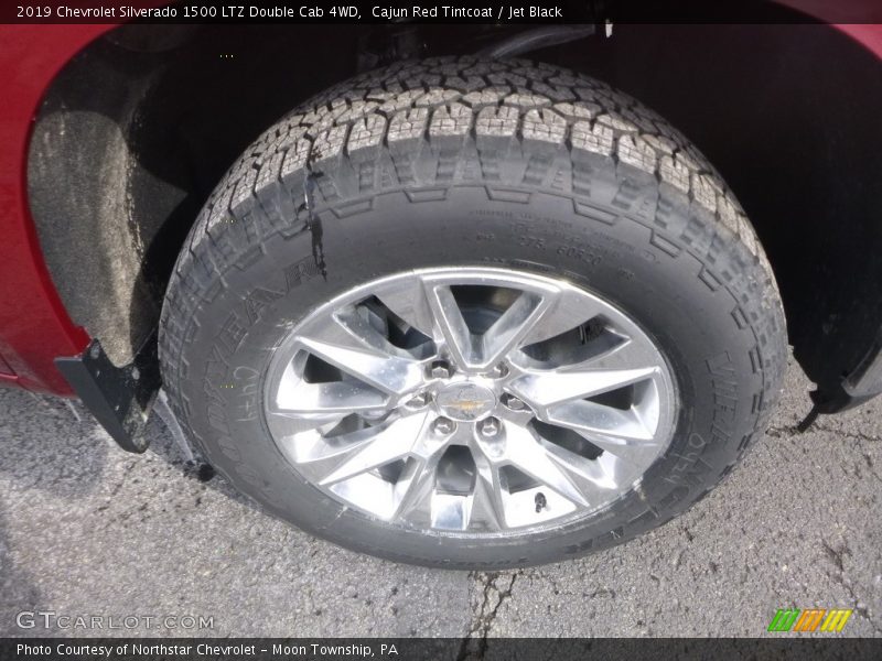 Cajun Red Tintcoat / Jet Black 2019 Chevrolet Silverado 1500 LTZ Double Cab 4WD