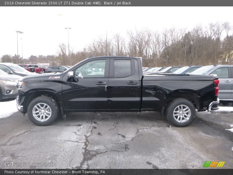 Black / Jet Black 2019 Chevrolet Silverado 1500 LT Z71 Double Cab 4WD