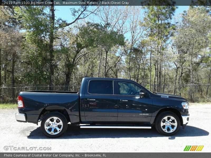 Maximum Steel Metallic / Black/Diesel Gray 2019 Ram 1500 Big Horn Crew Cab