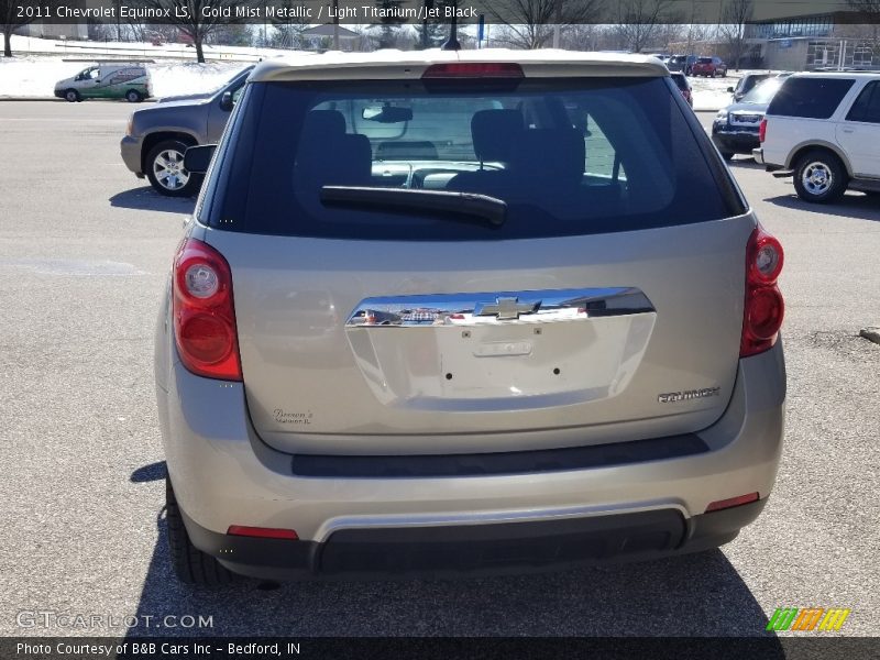 Gold Mist Metallic / Light Titanium/Jet Black 2011 Chevrolet Equinox LS