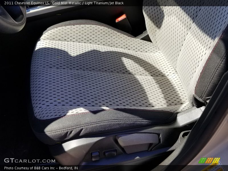 Gold Mist Metallic / Light Titanium/Jet Black 2011 Chevrolet Equinox LS