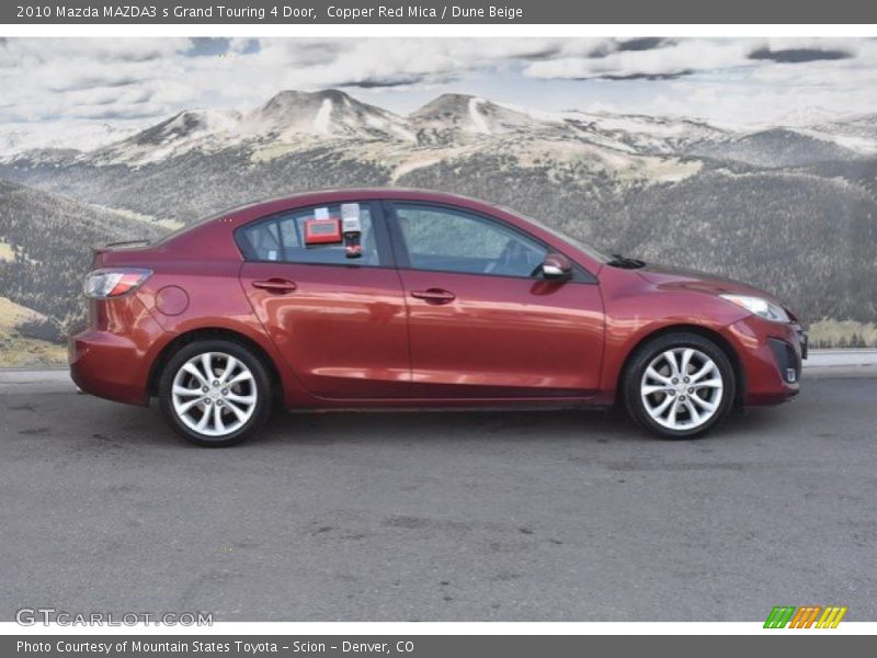 Copper Red Mica / Dune Beige 2010 Mazda MAZDA3 s Grand Touring 4 Door