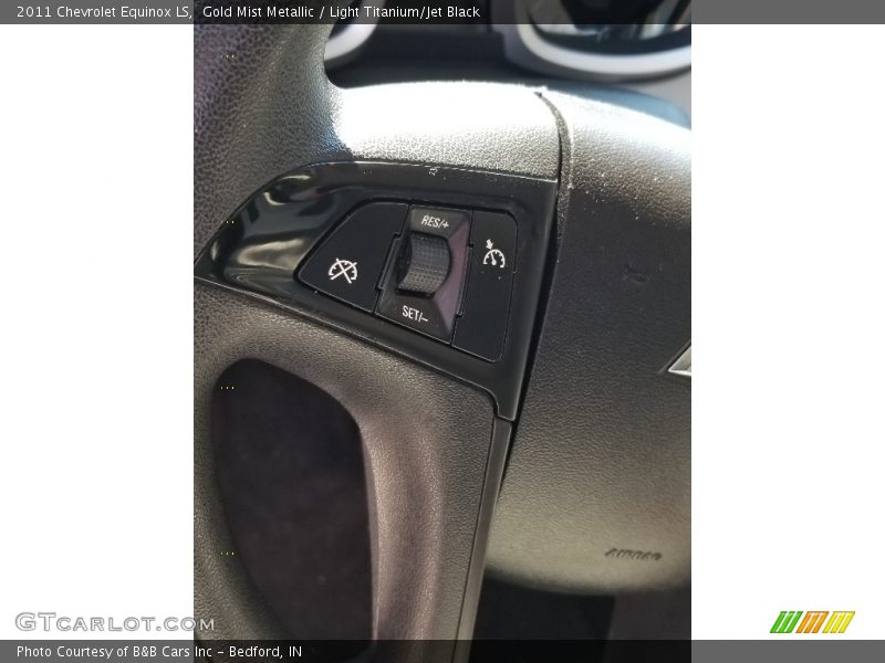 Gold Mist Metallic / Light Titanium/Jet Black 2011 Chevrolet Equinox LS