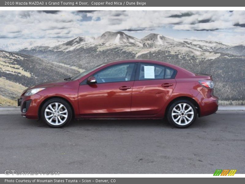 Copper Red Mica / Dune Beige 2010 Mazda MAZDA3 s Grand Touring 4 Door