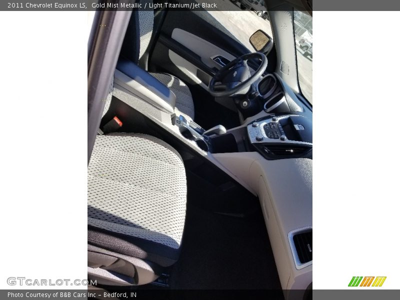 Gold Mist Metallic / Light Titanium/Jet Black 2011 Chevrolet Equinox LS