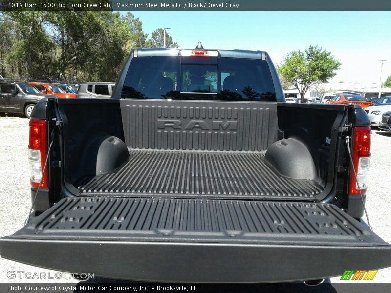 Maximum Steel Metallic / Black/Diesel Gray 2019 Ram 1500 Big Horn Crew Cab