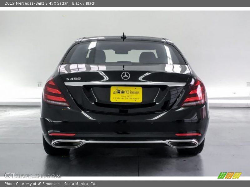 Black / Black 2019 Mercedes-Benz S 450 Sedan