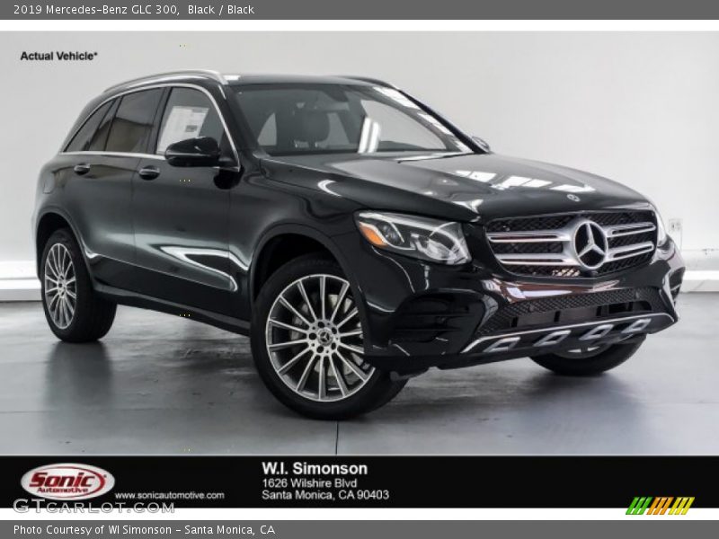 Black / Black 2019 Mercedes-Benz GLC 300