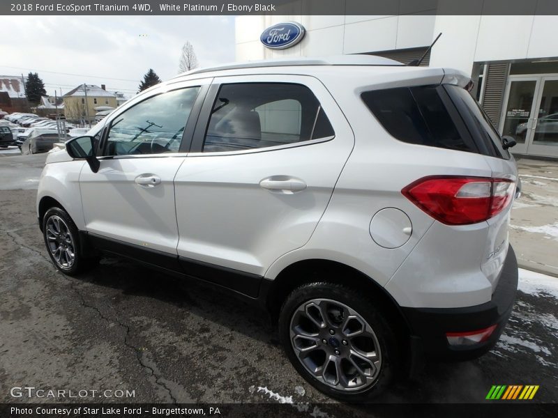 White Platinum / Ebony Black 2018 Ford EcoSport Titanium 4WD