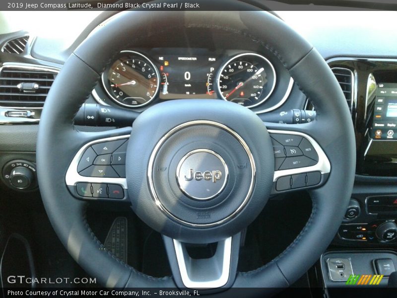 Diamond Black Crystal Pearl / Black 2019 Jeep Compass Latitude