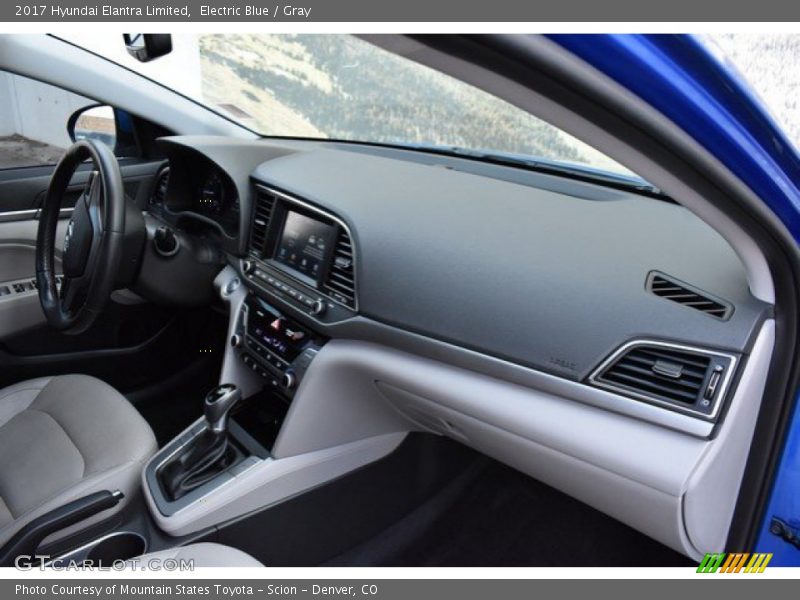 Electric Blue / Gray 2017 Hyundai Elantra Limited