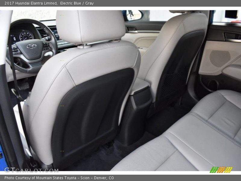 Electric Blue / Gray 2017 Hyundai Elantra Limited