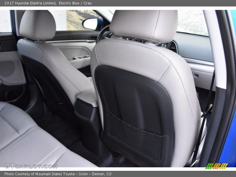 Electric Blue / Gray 2017 Hyundai Elantra Limited