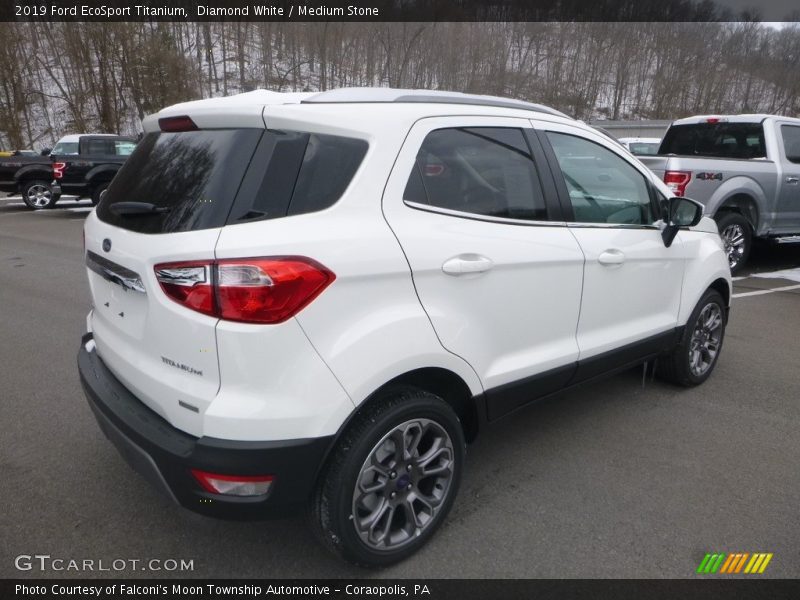 Diamond White / Medium Stone 2019 Ford EcoSport Titanium