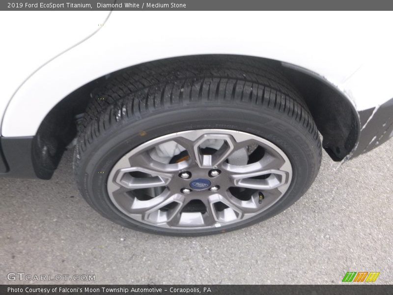 Diamond White / Medium Stone 2019 Ford EcoSport Titanium