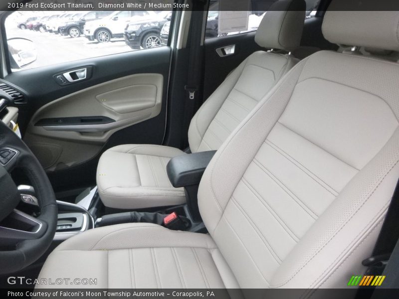 Diamond White / Medium Stone 2019 Ford EcoSport Titanium