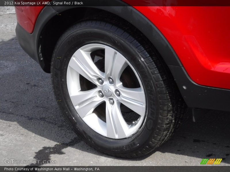 Signal Red / Black 2012 Kia Sportage LX AWD