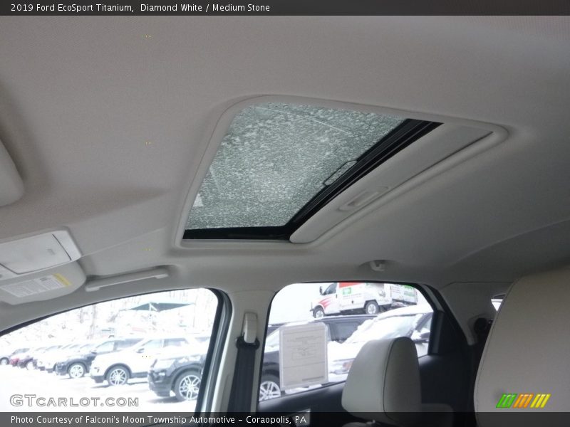 Diamond White / Medium Stone 2019 Ford EcoSport Titanium