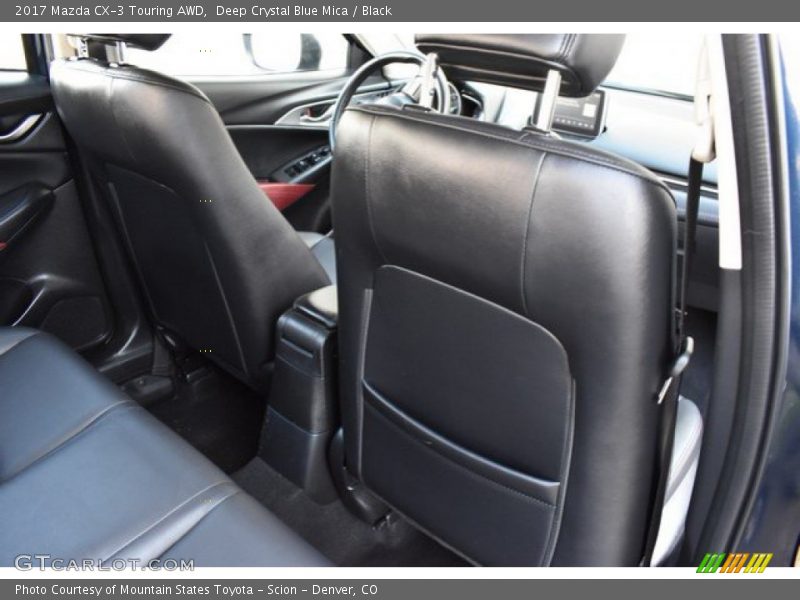 Deep Crystal Blue Mica / Black 2017 Mazda CX-3 Touring AWD