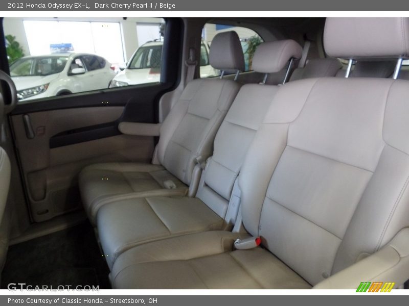 Dark Cherry Pearl II / Beige 2012 Honda Odyssey EX-L