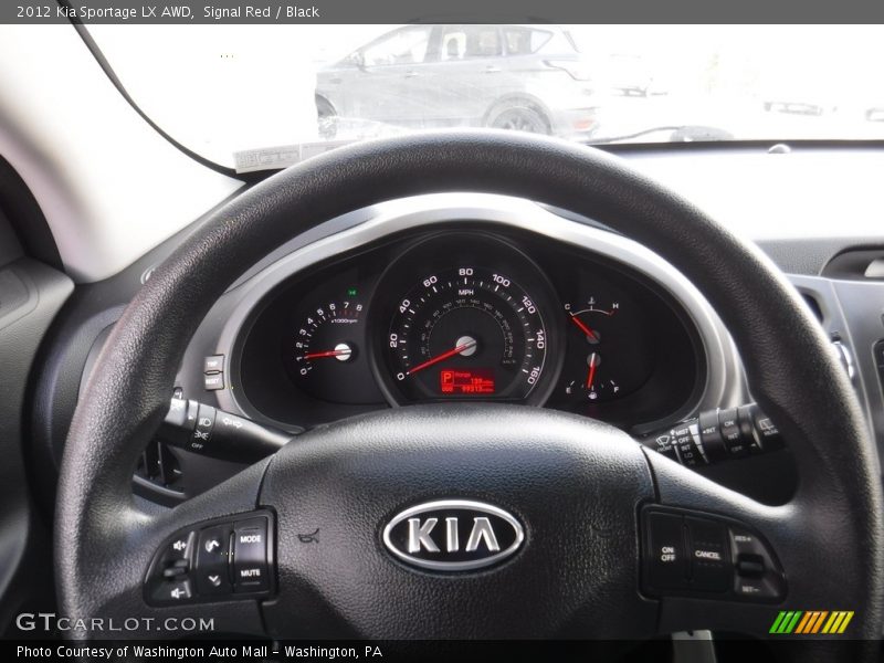 Signal Red / Black 2012 Kia Sportage LX AWD