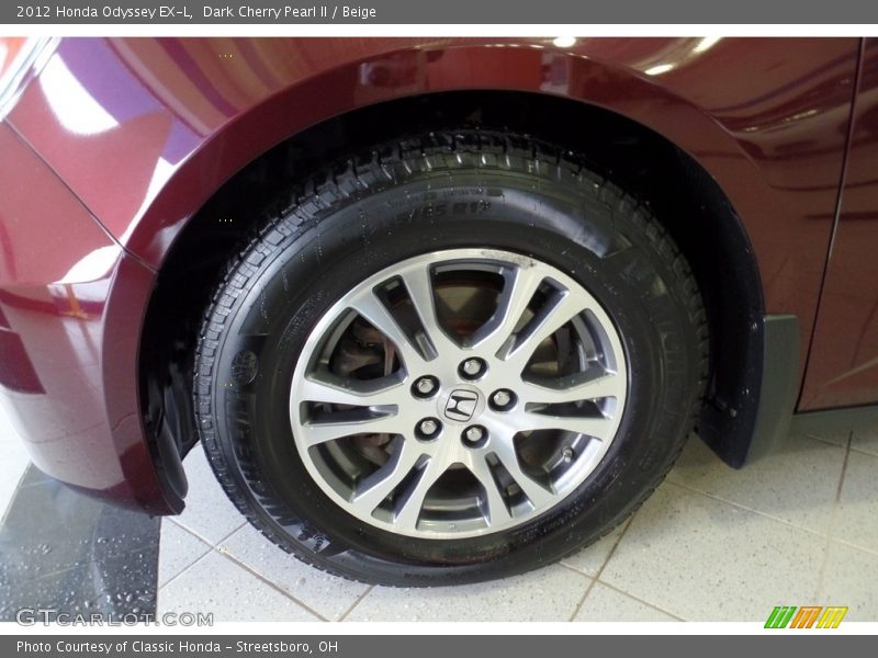 Dark Cherry Pearl II / Beige 2012 Honda Odyssey EX-L