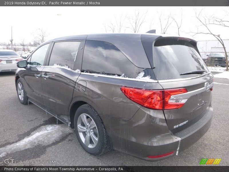 Pacific Pewter Metallic / Mocha 2019 Honda Odyssey EX